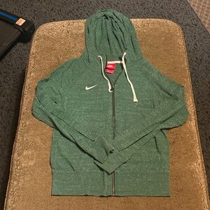 Nike Heathered Green Hoodie